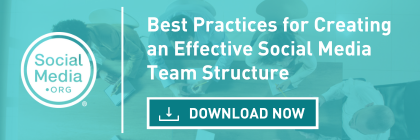 Best practices for creating an effective social media team structure